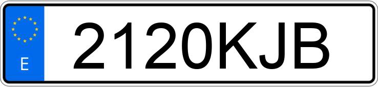 Numer rejestracyjny 2120KJB posiada CITROEN C6