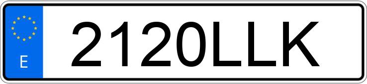 Die Registrierungsnummer 2120LLK hat MERCEDES CLA (117) Die Registrierungsnummer 2120LLK hat MERCEDES CLA (117)