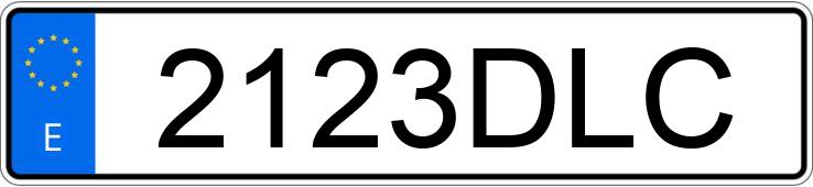 Numer rejestracyjny 2123DLC posiada PEUGEOT 206 Numer rejestracyjny 2123DLC posiada PEUGEOT 206