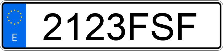 Numer rejestracyjny 2123FSF posiada SKODA ROOMSTER Numer rejestracyjny 2123FSF posiada SKODA ROOMSTER