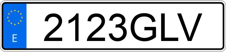 Numer rejestracyjny 2123GLV posiada SUBARU IMPREZA