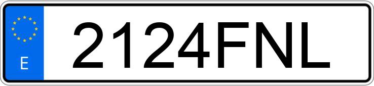 Numer rejestracyjny 2124FNL posiada CHEVROLET-GM KALOS