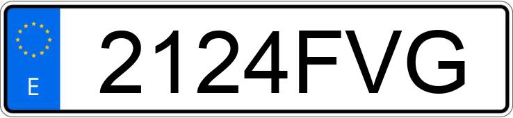 Numer rejestracyjny 2124FVG posiada PEUGEOT PARTNER Numer rejestracyjny 2124FVG posiada PEUGEOT PARTNER