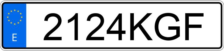 Numer rejestracyjny 2124KGF posiada RENAULT GRAND SCENIC
