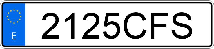 Numer rejestracyjny 2125CFS posiada MINI MINI Numer rejestracyjny 2125CFS posiada MINI MINI