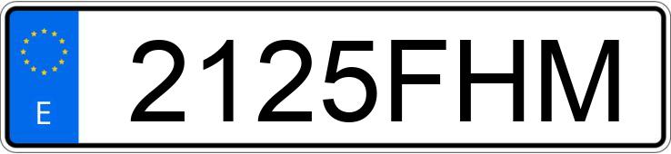 Numer rejestracyjny 2125FHM posiada MERCEDES C (203)