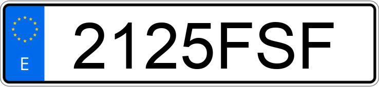 Numer rejestracyjny 2125FSF posiada MERCEDES C (203)