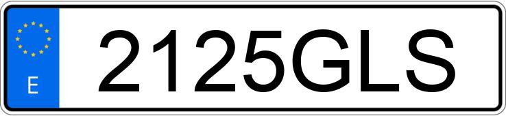 Numer rejestracyjny 2125GLS posiada FORD FIESTA