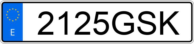 Numer rejestracyjny 2125GSK posiada FORD FOCUS C-MAX