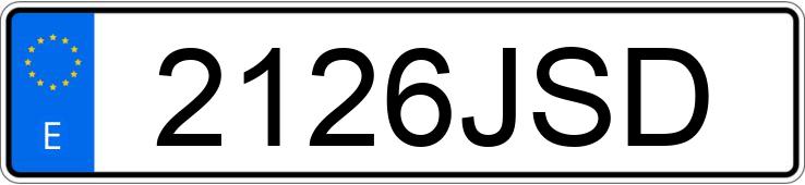 Numer rejestracyjny 2126JSD posiada TOYOTA AURIS