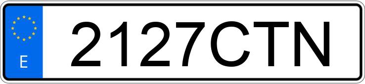 Numer rejestracyjny 2127CTN posiada CITROEN XSARA Numer rejestracyjny 2127CTN posiada CITROEN XSARA