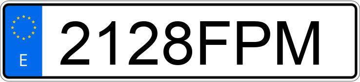 Numer rejestracyjny 2128FPM posiada FORD FOCUS