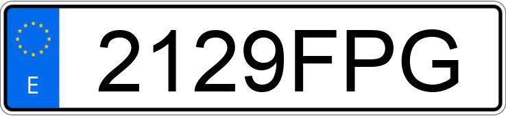 Numer rejestracyjny 2129FPG posiada OPEL CORSA