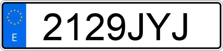Numer rejestracyjny 2129JYJ posiada BELARUS SERIE 1000
