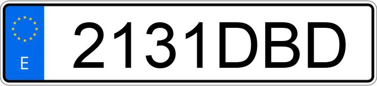 Numer rejestracyjny 2131DBD posiada MERCEDES E (211)