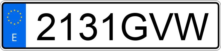 Numer rejestracyjny 2131GVW posiada VOLKSWAGEN PASSAT