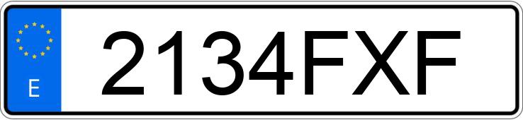 Numer rejestracyjny 2134FXF posiada SEAT IBIZA Numer rejestracyjny 2134FXF posiada SEAT IBIZA