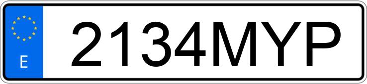 Numer rejestracyjny 2134MYP posiada KIA CEED