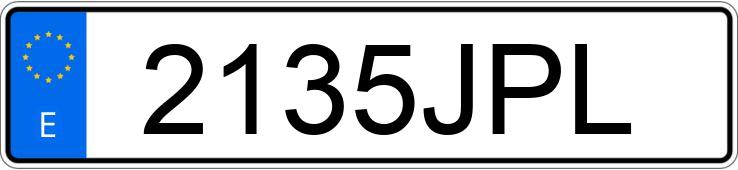 Numer rejestracyjny 2135JPL posiada TOYOTA AURIS