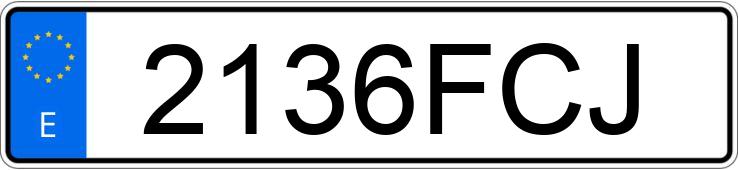 Numer rejestracyjny 2136FCJ posiada MERCEDES B (245)