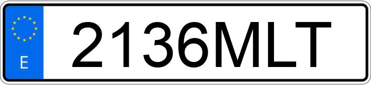 Numer rejestracyjny 2136MLT posiada SEAT LEON
