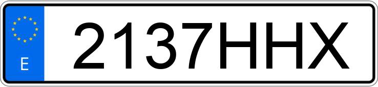 Numer rejestracyjny 2137HHX posiada PEUGEOT PARTNER ORIGIN