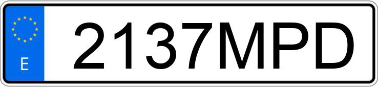 Numer rejestracyjny 2137MPD posiada VOLKSWAGEN POLO