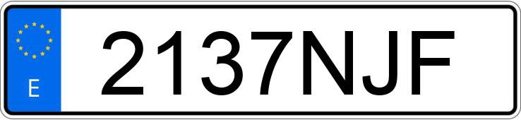 Numer rejestracyjny 2137NJF posiada SEAT LEON