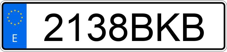 Numer rejestracyjny 2138BKB posiada TOYOTA YARIS