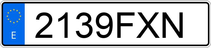 Registreringsnummer2139FXN har MERCEDES SPRINTER