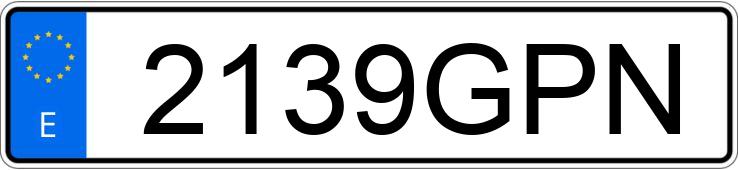 Numer rejestracyjny 2139GPN posiada FIAT 500