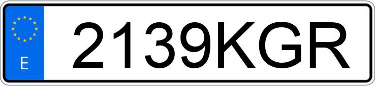 Numer rejestracyjny 2139KGR posiada RENAULT TRAFIC