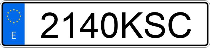 Numer rejestracyjny 2140KSC posiada OPEL CORSA