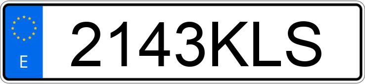 Numer rejestracyjny 2143KLS posiada SUZUKI BALENO