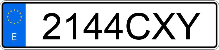 Numer rejestracyjny 2144CXY posiada CITROEN JUMPER