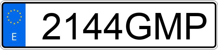 Numer rejestracyjny 2144GMP posiada RENAULT MEGANE