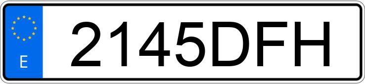 Numer rejestracyjny 2145DFH posiada OPEL ASTRA