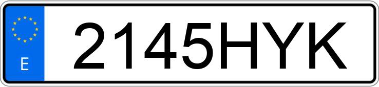 Numer rejestracyjny 2145HYK posiada MINI MINI