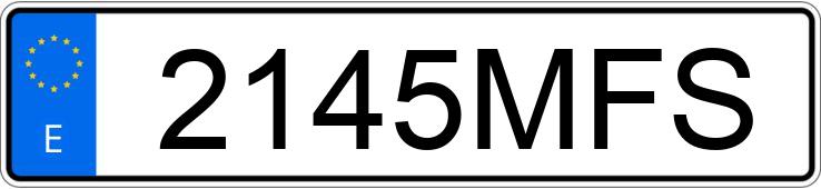 Numer rejestracyjny 2145MFS posiada AUDI Q7