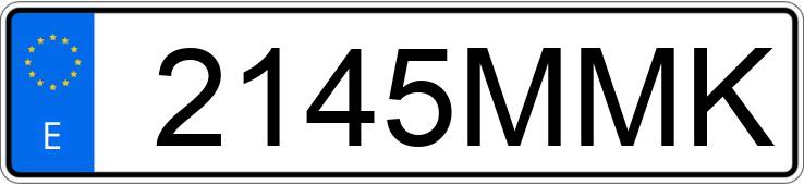 Numer rejestracyjny 2145MMK posiada MITSUBISHI SERIE 30