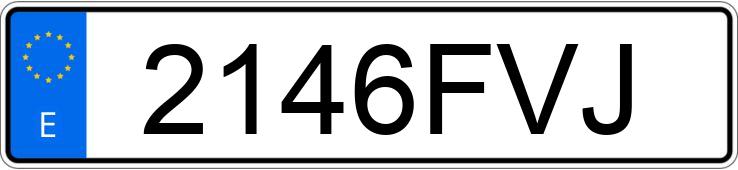 Numer rejestracyjny 2146FVJ posiada AUDI A4