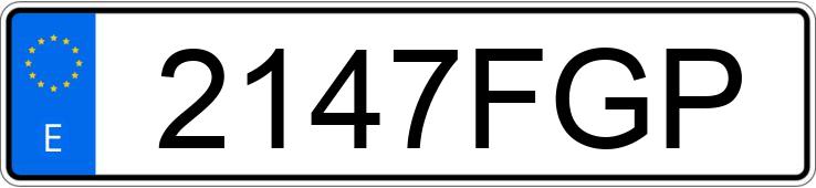 Numer rejestracyjny 2147FGP posiada CITROEN C3