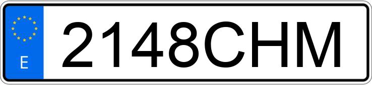 Numer rejestracyjny 2148CHM posiada BMW SERIE 3