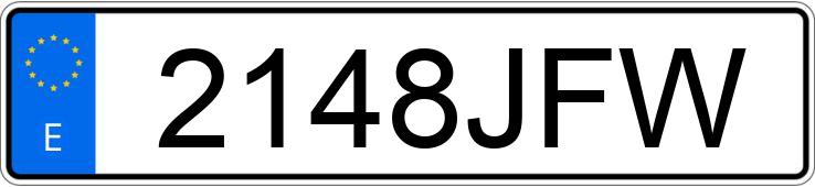 Numer rejestracyjny 2148JFW posiada FORD FOCUS