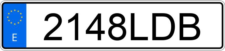 Numer rejestracyjny 2148LDB posiada AUDI Q7