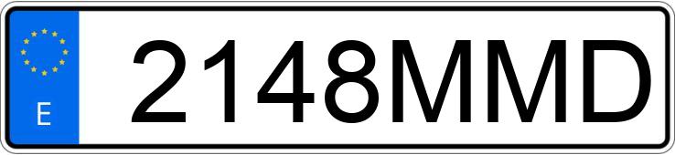 Numer rejestracyjny 2148MMD posiada MERCEDES C (204)