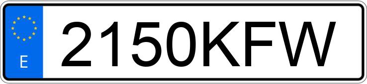 Numer rejestracyjny 2150KFW posiada CITROEN C3