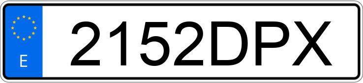 Numer rejestracyjny 2152DPX posiada NISSAN PRIMASTAR Numer rejestracyjny 2152DPX posiada NISSAN PRIMASTAR