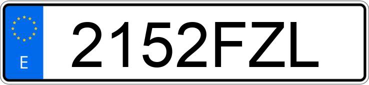 Numer rejestracyjny 2152FZL posiada FIAT BRAVO