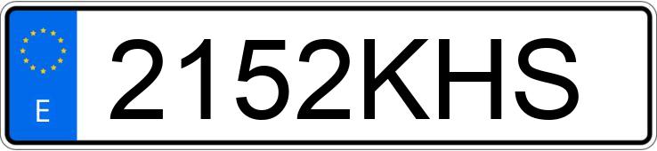 Numer rejestracyjny 2152KHS posiada SEAT LEON